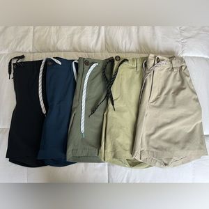 Lot of 5 Chubbies Everywear Shorts 6” size Small S